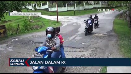 Masyarakat Sorong Selatan Minta Pemerintah Segera Perbaiki Jalan Dalam Kota