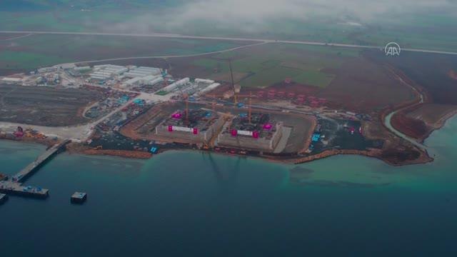 ÇANAKKALE - 1915 Çanakkale Köprüsü'nün yapım aşamaları