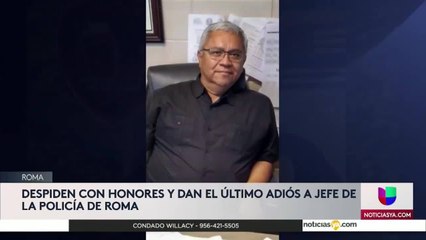 Dan último adiós a jefe de policía de Roma que murió con COVID-19