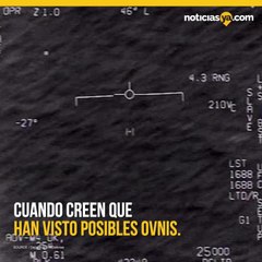 El Pentagono publica oficialmente imagenes de ovnis