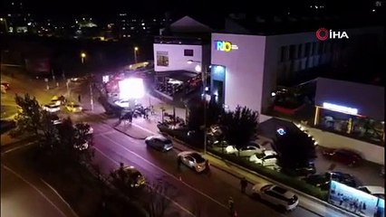 Bursa'da ''drone" destekli asayiş uygulaması