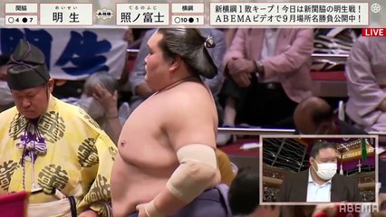Meisei vs Terunofuji - Aki 2021, Makuuchi - Day 12
