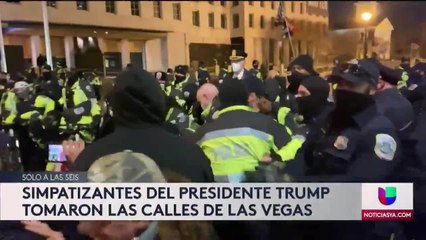 Protestas en Nevada presunto fraude electoral 6pm 010621 - Clip