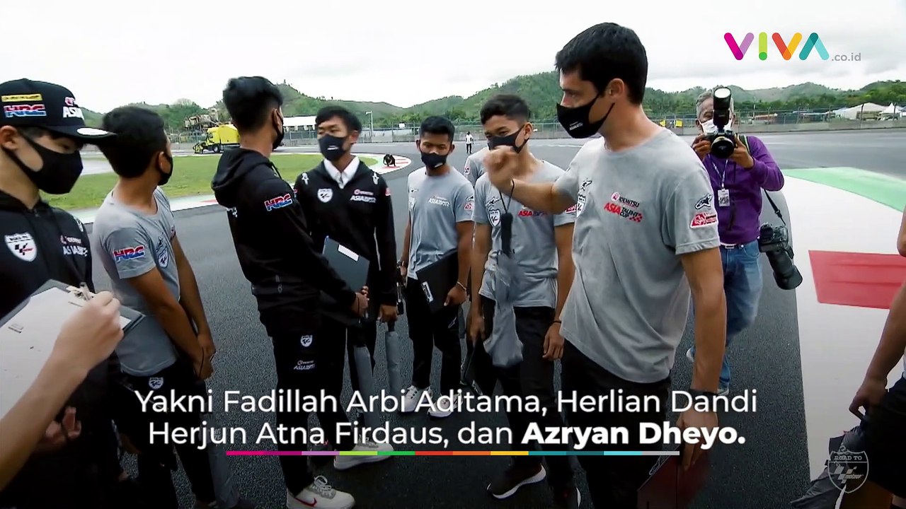 Ngacirnya Pembalap Muda Jajal Lintasan Sirkuit Mandalika