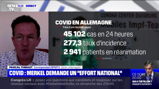 Covid-19: Angela Merkel demande un effort national face à un rebond épidémique