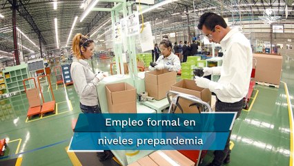 Se recuperan los empleos formales  perdidos por virus