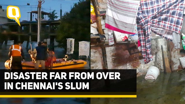 Sewage Stagnates Inside Chennai’s Slum Even After Rains Stop | The Quint