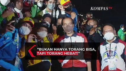 Jokowi Bangga Papua Juara Umum Peparnas XVI: Bukan Hanya Torang Bisa, tapi Torang Hebat!