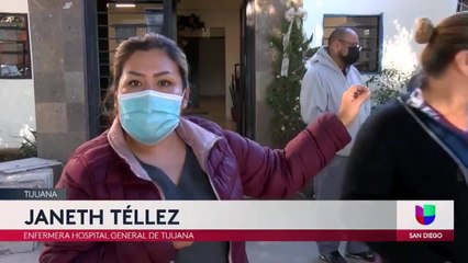 Trabajadores de primera línea Tijuana, realizan huelga para exigir su sueldo tras luchar contra el covid