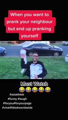 When your prank end up pranking yourself