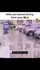 When you learn driving from nasa#crazy driving videos