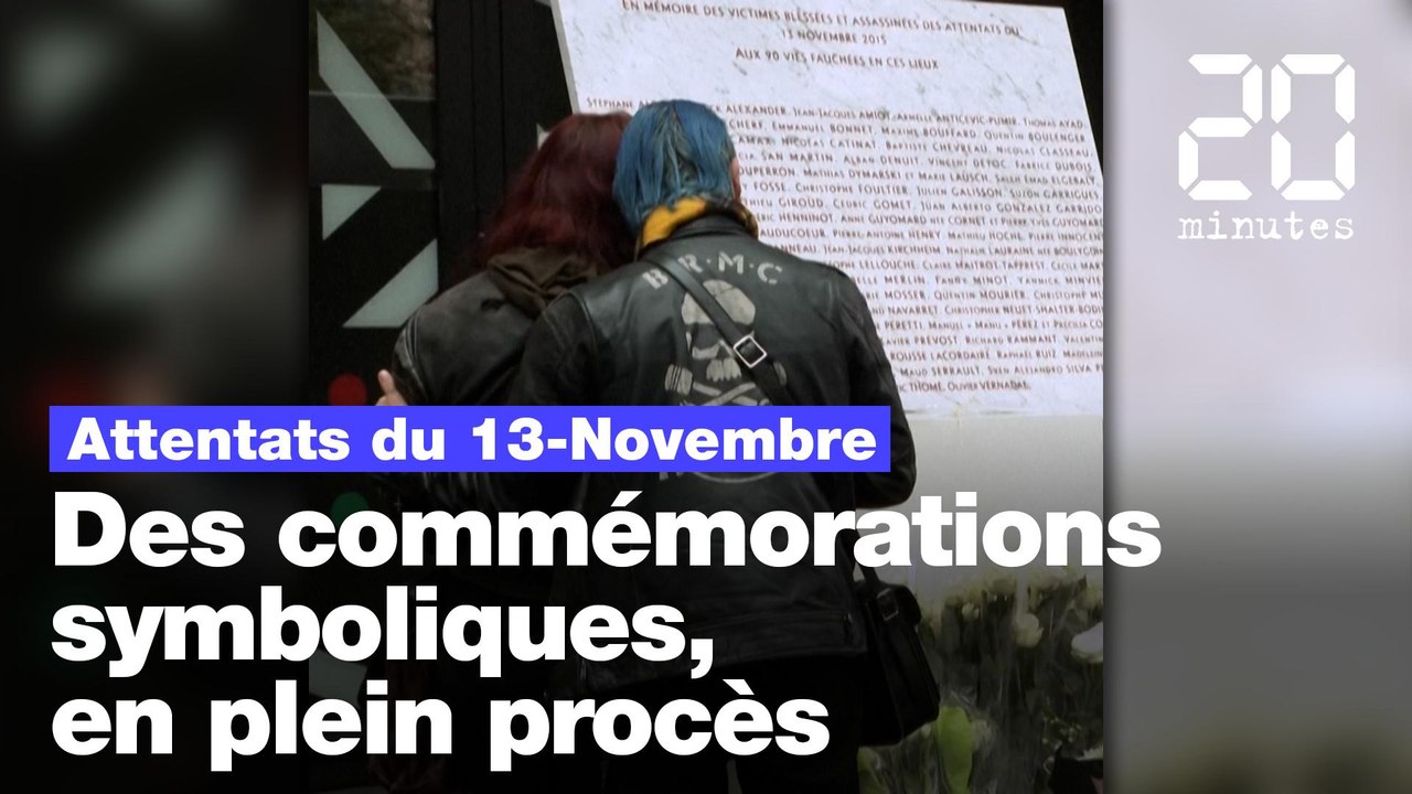 Attentats du 13-Novembre : Des commémorations symboliques, en plein procès