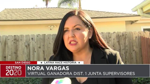 Noticias San Diego 6pm 110420 - Clip NORA VARGAS