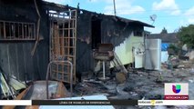 Mujer de Donna pierde su casa y su perro en voraz incendio