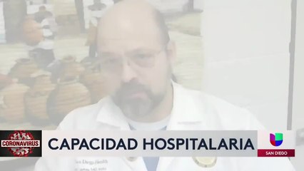 Capacidad hospitalaria amenazada en San Diego por casos de Covid
