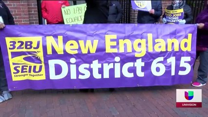 Protesta: contratistas de Harvard podrían quedar sin empleo