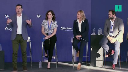 Juanma Moreno, sobre el PP: "Somos honestos, trabajamos para la gente y no metemos la mano"