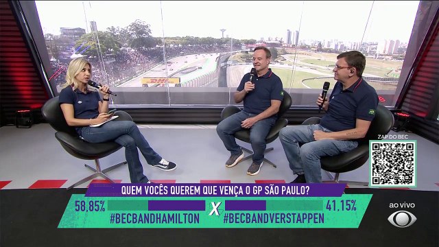 Lewis Hamilton não será mais pole position neste sábado, no sprint race de Interlagos. O inglês foi punido e agora larga da última posição. Já já, você acompanha tudo na Band!#BECBand #F1naBand