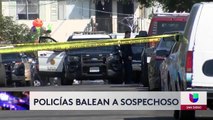 Policía balea a sospechoso de vandalismo en San Diego