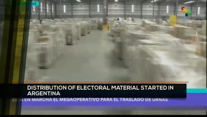 FTS 12:30 13-11: Distribution of electoral material started in Argentina