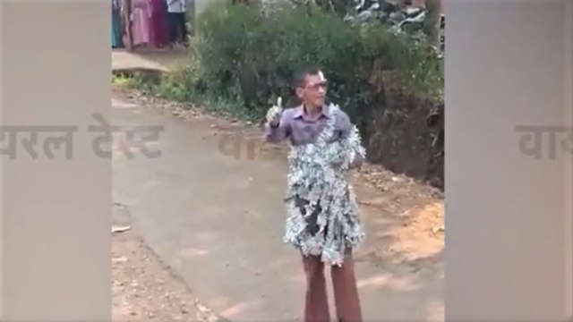 Viral video of man exploding firecrackers on body!