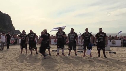 "Dünyanın en güçlü sporcuları" Alanya'da