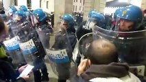 Milano, manifestante No Green Pass bloccato da Polizia chiama i Carabinieri