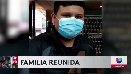 Una madre centroamericana en Tijuana se reencontró con su hijo que viajo desde Nueva York