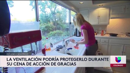 Recomendaciones de ventilación para el día de Acción de Gracias