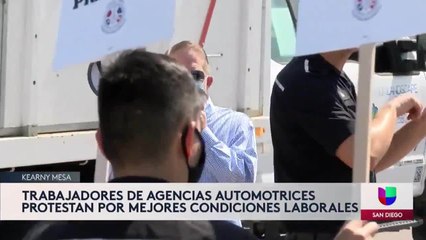 Noticias San Diego 6pm 100120 - Clip DEALERSHIP PROTEST