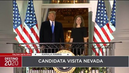 La candidata a la Vicepresidencia Kamala Harris cumplió con una ocupada agenda en el estado de plata.
