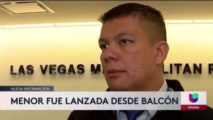 Padre lanza a su bebé desde un balcón en Las Vegas