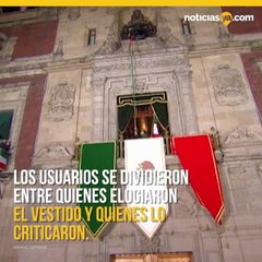 Polémica por vestido de Beatriz Gutiérrez en el Grito de Independencia