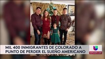 Cientos de inmigrantes de Colorado a punto de perder el sueño americano