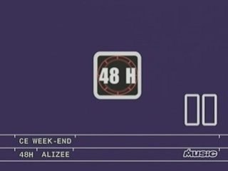 Bande annonce 48 Heures Alizée M6 Music