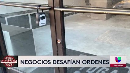 Negocios reciben advertencia por desafiar reglas de salud pública