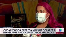 ENTREGAN CHEQUES DE MIL DÓLARES A INDOCUMENTADOS DURANTE LA PANDEMIA