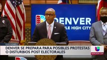 Denver se prepara para posibles disturbios post electorales