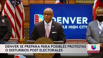 Denver se prepara para posibles disturbios post electorales