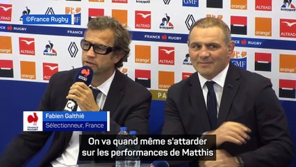 XV de France - Galthié : "Lebel a gagné son maillot"