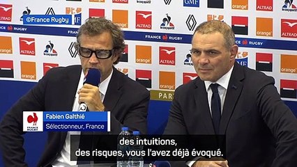 XV de France - Galthié : "Jalibert et Ntamack comptent dans notre aventure"