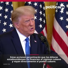Trump anuncia nueva restricciones a Cuba