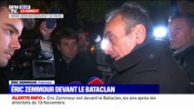 Devant le Bataclan, Éric Zemmour accuse François Hollande d'avoir pris 