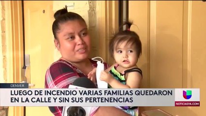 quedaron en la calle tras incendio