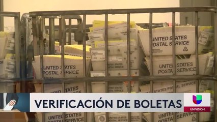 Verificacion de boletas electorales para conteo final