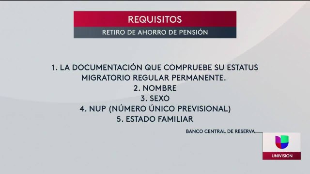 Requisitos para solicitar su ahorro de pensión en El Salvador