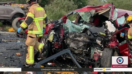 Un muerto y dos hospitalizados deja accidente en Edinburg