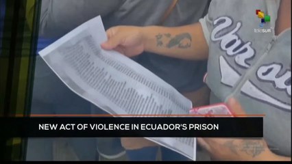 FTS 16:30 13-11: New act of violence in Ecuador´s prison