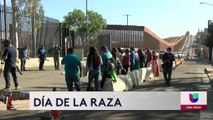 Las manifestaciones por el día de la raza se trasladaron a la frontera la comunidad indígena Kumeyaay