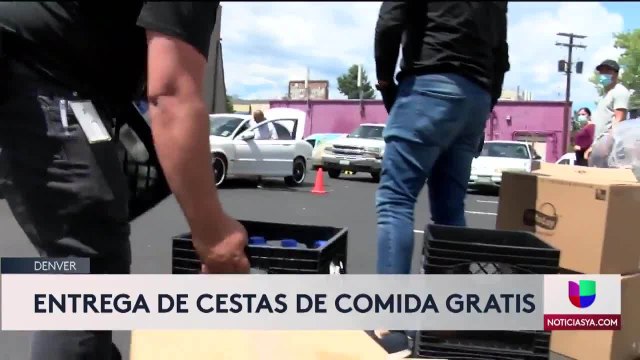 comidas gratis denver Colorado 5pm 060520 - Clip